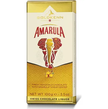 Cukrovinka Goldkenn mléčná čokoláda s likérem Amarula 100 g