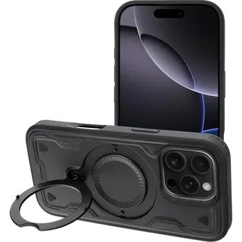 Náhradní kryt pro mobilní telefon Kryt pouzdra Frost Armor iPhone 16 Pro Max Black