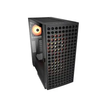 PC skříň COUGAR PC skříň AIRFACE ECO RGB Black Mid Tower Airflow 2 x 180mm ARGB PWM Fans 1x 120mm ARGB Fan