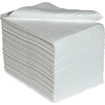 Sorbent DENSORB® sorpční rohože, provedení Olej, Economy Single, heavy, 40 x 50 cm, 100 ks