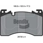 Sada brzdových destiček, kotoučová brzda BENDIX Braking BPD2532