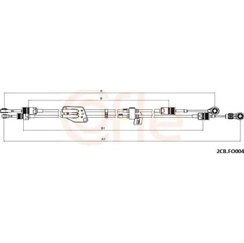 Tazne lanko, rucni prevodovka COFLE 2CB.FO004