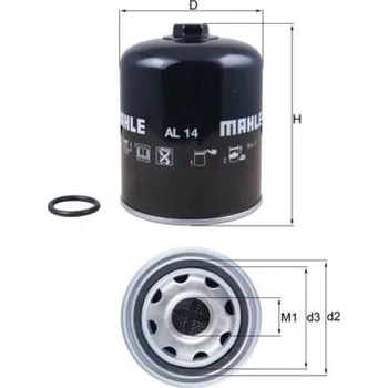 Vysoušecí patrona vzduchu, pneumatický systém MAHLE AL 14