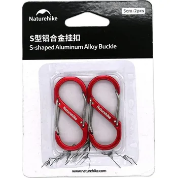 Naturehike S-Type kempingová karabina Varianta produktu: 5 cm / 2 kusy
