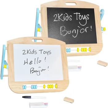 Výuková hračka 2Kids Toys Magnetická tabule oboustranná stolní