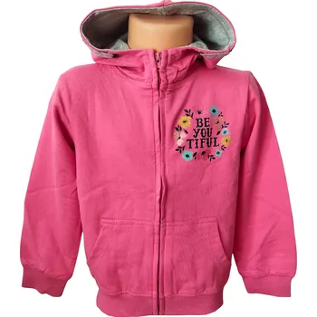 Dívčí mikina Dívčí mikina VENERE be you tiful růžová tmavá Barva: Růžová tmavá, Velikost: 110