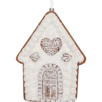 Vánoční dekorace Clayre & Eef - Dekorativní perníková chaloupka 6PR5331