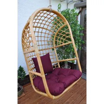 Podsedák Nábytek PEGAS Polstr na závěsnou houpačku vínový