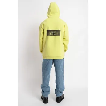 Chlapecké oblečení Reporter Young | Chlapecká zateplená citronová mikina s kapucí, s potiskem oka a nápisem „PERSPECTIVE“ - Barva ŽLUTÁ, Velikost 146 251-0551B-02-550-1