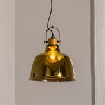 Euluna Závěsné světlo Amalfi, zlaté, Ø 30 cm zlatá, černá 1 x 40 W - Doprava zdarma