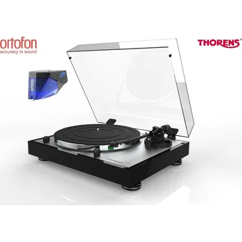 Gramofon Thorens TD 402 DD Black Piano + Ortofon 2M BLUE