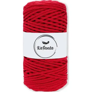 Příze Bavlněná šňůra KaFanta 3 mm - červená