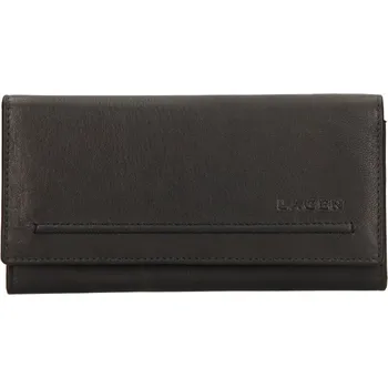 Peněženka Dámská černá kožená peněženka LAGEN (Dámská kožená peněženka LAGEN)