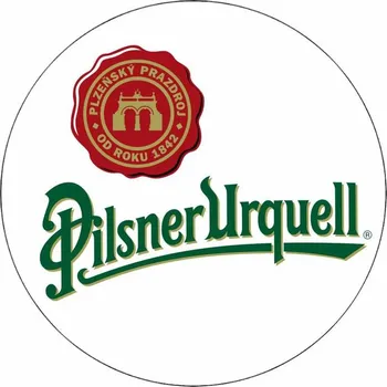 Jedlá dekorace na dort Jedlý papír Pilsner Urquell 19,5cm - Pictu Hap
