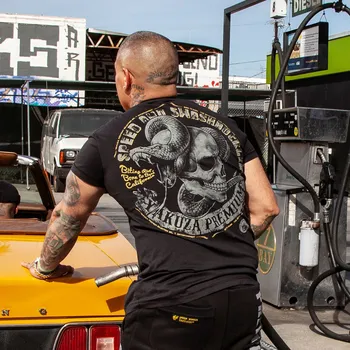 Pánské tričko Yakuza Premium Selection Tričko Yakuza Premium 3812 - černé, Speed and Swashbuckler Velikost: 5XL