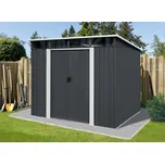 Riwall PRO RMSP 9x8 Anthracite LUX - zahradní domek kovový 2,4 x 2,8 m T-PS0908-A free_store_pickup