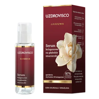 Pleťové sérum Uzdrovisco GARDENIA kolagenové sérum na hluboké vrásky, 30 ml