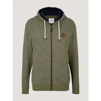 Pánská mikina TOM TAILOR® CELOPROPÍNACÍ MIKINA S KAPUCÍ