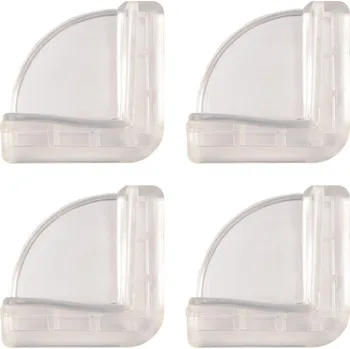 Vorel chrániče na rohy nábytku, 4ks, samolepící, transparentní TO-74773