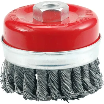 Vorel kartáč drátěný čelní 80 mm pletený TO-06975