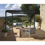 Pergola 3x3 m sloupky 8 x 8 cm antracitová