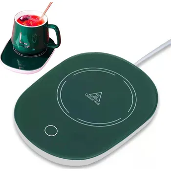 Kávovar Elektrický ohřívač hrnků, zelená