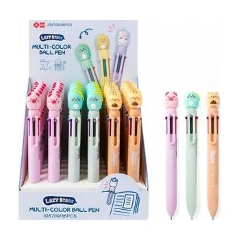 Długopis kulkowy Mulit-Color Dino/Świnka/Wiewiórka, Squishy