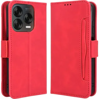 Pouzdro na tablet VSECHNONAMOBIL 119673 SLOT Peněženkový obal pro ZTE V70 Vita červený