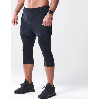 Dámské legíny Kompresní legíny All-Action Short + Tight Black - SQUATWOLF Velikost: M, Barva: černá