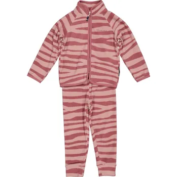 Chlapecká mikina Měkká fleecová souprava Zebra plum Geggamoja Velikost: 98/104