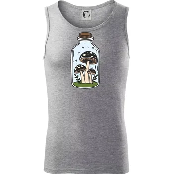 Goblincore láhev - Tílko pánské Core - XL ( Tmavě šedý melír )