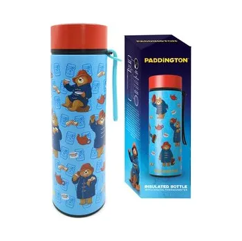 Termoska Nerezová termoláhev s digitálním teploměrem 450ml - Medvídek Paddington