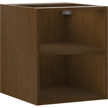 Koupelnový nábytek Mexen Box-A otevřená skříňka s policí 40 cm, ořech - 91AX2-0400-470-0-86 Koupelnové skříňky