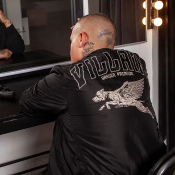 Pánský bomber Yakuza Premium Selection letní bunda (bomber) Yakuza Premium "Bad Villains, Rude and Rough" - černá Velikost: M