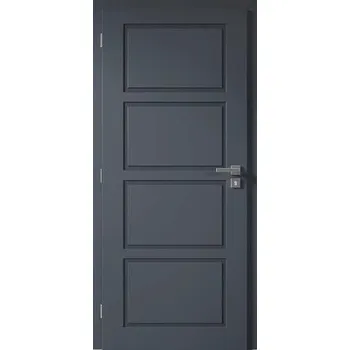 Interiérové dveře Interiérové dveře Dark Snow 24 antracit 80L