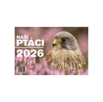 Kalendář Naši ptáci 2026 stolní