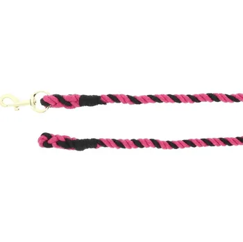 Vodítko pro psa Vodítko NORTON Twisted Cotton malinové/černé