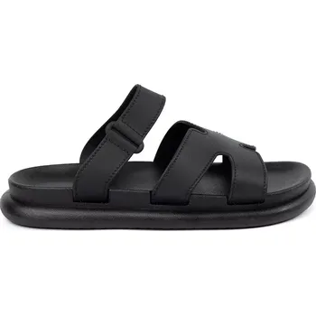 Dámské pantofle Originální nazouváky dámské černé na plochém podpatku 39