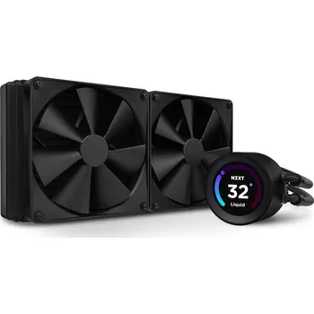 PC ventilátor NZXT Kraken Elite 280 RL-KN28E-B1 NZXT vodní chladič Kraken 280 ELITE / 2x140mm fan / 4-pin PWM / LCD disp. / 6 let