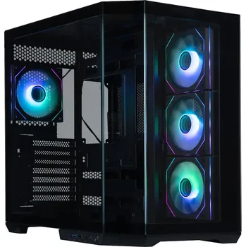 PC skříň BitFenix skříň T10 Negro / ATX / 4x 120mm ARGB fan + controller / USB 3.0 / USB-C / panoramatická / černá