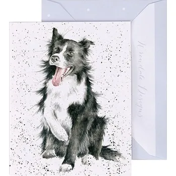 Wrendale Designs Dárková kartička Wrendale Designs "Shadow" - Pes, border kolie