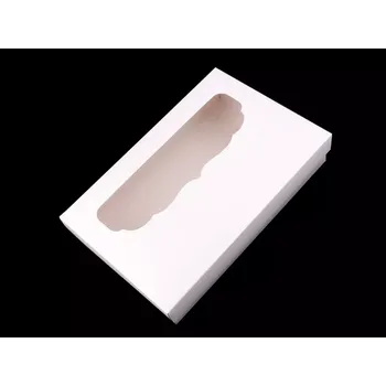 Papírová krabice s průhledem - dárková (do vyprodání zásob)