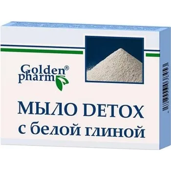Mýdlo GOLDEN PHARM: Detoxikační mýdlo s bílým Kaolínem 70g K2688