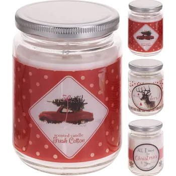 Svíčka PROHOME - Svíčka ve skle 11cm různé druhy