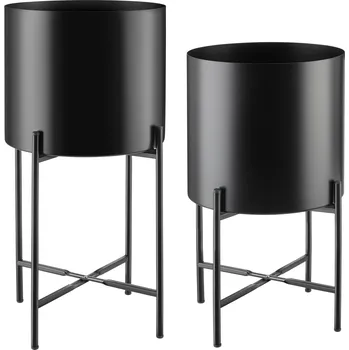 Stojan na květiny TecTake Mine (406127) černá