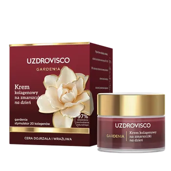 Pleťový krém Uzdrovisco GARDENIA kolagenový denní krém na vrásky, 50 ml