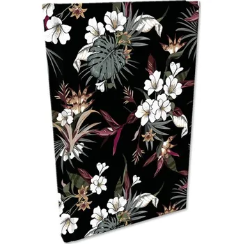 Blok Notes A5 Soft Touch w kratkę Tropikalne Kwiaty, Bee-Bee