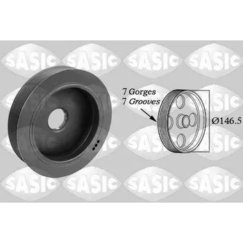 Řemenice, klikový hřídel SASIC 2150054