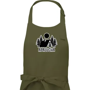 Kuchyňská zástěra Apalucha chalupa - Dámská zástěra na vaření - Univerzální velikost ( Khaki )