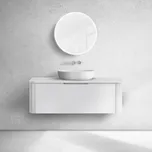 Oltens Hamnes skříňka 120x46x39 cm pod umyvadlo závěsná bílá 60025000